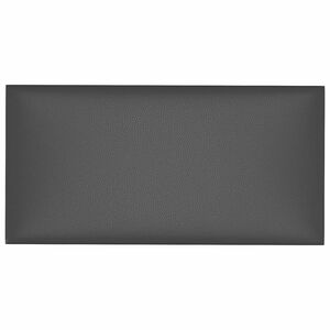 vidaXL Wandhoofdbord 12 st 30 x 15 cm Grijs Stof