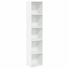 vidaXL Boekenkast 40x30x189 cm bewerkt hout wit