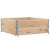 vidaXL Plantenbak 100x100 cm massief grenenhout