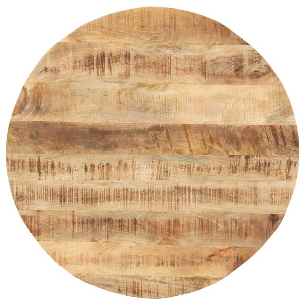 vidaXL Tafelblad rond 15-16 mm 80 cm massief mangohout
