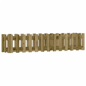vidaXL Plantenbak verhoogd hekontwerp 150x30x30 cm ge&iuml;mpregneerd hout