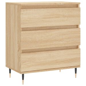 vidaXL Dressoir 60x35x70 cm bewerkt hout sonoma eikenkleurig