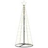 vidaXL LED Kerstboom Warmwit 250 cm IJzer