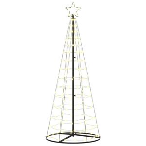 vidaXL LED Kerstboom Warmwit 250 cm IJzer