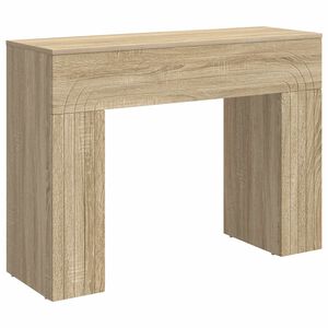 vidaXL Salontafel Sonoma Eiken 102 x 35 x 75 cm Bewerkt hout