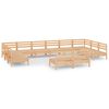 vidaXL 12-delige Loungeset massief grenenhout