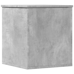 vidaXL Opbergbox 40x42x46 cm bewerkt hout betongrijs