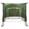 vidaXL Achterkleptent met dak Groen 285 x 255 x 245 cm taft