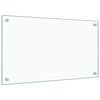 vidaXL Spatscherm keuken 70x40 cm gehard glas transparant