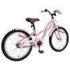 vidaXL Kinderfiets 18 Inch voor 5-7 jaar Lichtroze