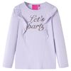 vidaXL Kindershirt met lange mouwen 140 lichtlila