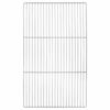 vidaXL Grillrooster 67 x 40 cm Roestvrij staal zilver