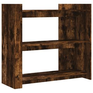 vidaXL Wandtafel 100x35x90 cm bewerkt hout gerookt eikenkleurig