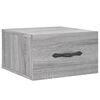 vidaXL Nachtkastjes 2 st wandgemonteerd 35x35x20 cm grijs sonoma eiken