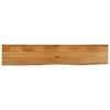 vidaXL Tafelblad met natuurlijke rand 180x40x2,5 cm massief mangohout