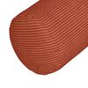 vidaXL Bolster Kussens 2 stuks Rood-oranje Ø 15 x 40 cm Cordstof