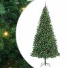 vidaXL Kunstkerstboom Groen 300 cm PVC en Metaal en Plastic