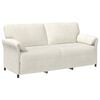 vidaXL 3-Zits Bank Cr&egrave;mekleurig 198 x 83 x 95 cm Fluweel