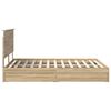 vidaXL Opslag bed met lade Sonoma Eiken 150 x 200 cm Bewerkt hout
