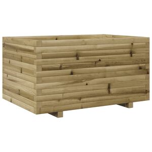 vidaXL Plantenbak 90x60x49,5 cm ge&iuml;mpregneerd grenenhout