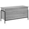vidaXL Opbergbox Grijs Sonoma 80 x 40 x 49,5 cm Bewerkt hout
