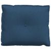 vidaXL Rugkussen Blauw 60 x 19 x 50 cm Stof