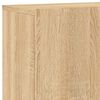 vidaXL 5-delige Tv-wandmeubelset bewerkt hout sonoma eikenkleurig
