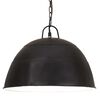 vidaXL Hanglamp industrieel vintage rond 25 W E27 41 cm zwart