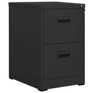 vidaXL Archiefkast 46x62x72,5 cm staal antracietkleurig