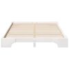 vidaXL Bedframe Wit 140 x 210 cm Massief grenenhout