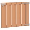 vidaXL Tuinpoort 100 x 80 cm WPC en Aluminium Bruin
