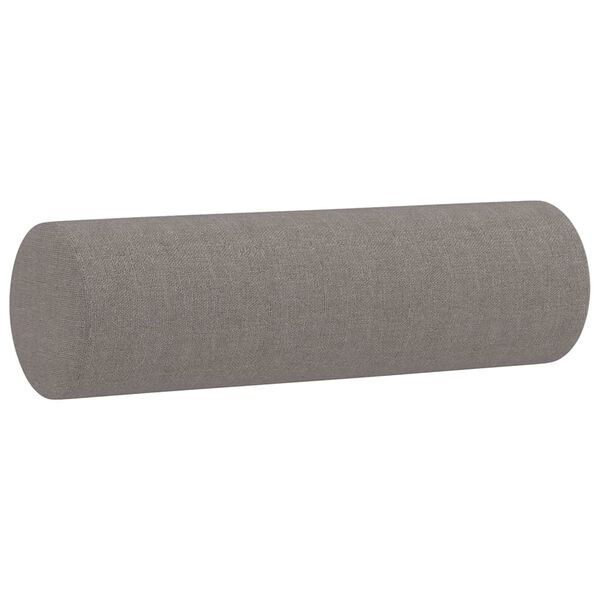 vidaXL Sierkussens 2 st 15x50 cm stof taupe