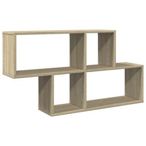 vidaXL Wandschap 100x20x53 cm bewerkt hout sonoma eikenkleurig