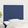 vidaXL Hoofdbord blauw 80x5x118/128 cm stof