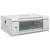 vidaXL Netwerk kabinet met opslag Grey 530 x 400 x 210 mm Staal