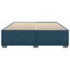 vidaXL Bedframe fluweel blauw 180x200 cm