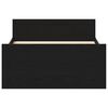 vidaXL Bedframe zonder matras 90x190 cm spaanplaat zwart eikenkleurig