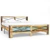 vidaXL Bedframe massief gerecycled hout 140x200 cm