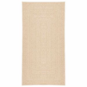 vidaXL Vloerkleed ZIZUR beige binnen en buiten 60x110 cm jute look