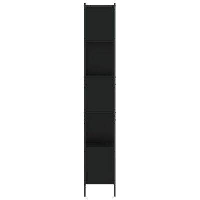 vidaXL Boekenkast 72x28x172 cm bewerkt hout zwart