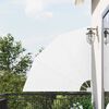 vidaXL Balkon Privacy Scherm Wit 140 x 140 cm Stof