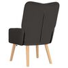 vidaXL Fauteuil Donkergrijs 63 x 67 x 94 cm Sherpa Stof