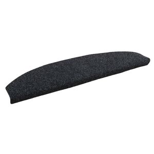 vidaXL Zelfklevende Trapmatten 15 st 80 x 24,5 x 3,5 cm Zwart