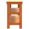 vidaXL Werkbank Wasbruin 181,5 x 50 x 80 cm Massief grenenhout