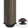 vidaXL Salontafelpoten 4 st 30-32 cm staal naturel