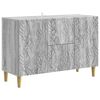 vidaXL Dressoir Grijs Sonoma 89 x 34,5 x 60 cm Bewerkt hout