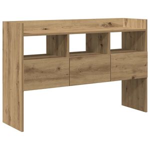vidaXL Dressoir 105x30x70 cm bewerkt hout artisanaal eikenkleurig