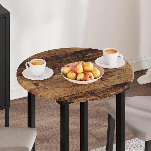 vidaXL Tafelblad Oud hout 60 x 60 x 1,5 cm Bewerkt hout