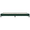 vidaXL Boxspring zonder matras fluweel donkergroen 140x220 cm