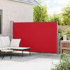 vidaXL Tuinscherm uittrekbaar 170x300 cm rood